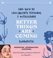 Portada del libro Better things are coming