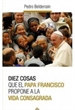 Portada del libro Diez cosas que el papa Francisco propone a la vida consagrada