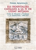 Portada del libro Els hospitalers catalans a la fi de l'edat mitjana