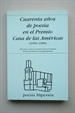 Portada del libro Cuarenta años de poesía en el premio Casa de las Américas (1959-1999)