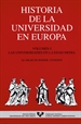 Portada del libro Historia de la Universidad en Europa. Vol. I. Las universidades en la Edad Media