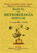 Portada del libro Manual de meteorología popular