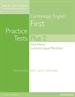Portada del libro Cambridge First Volume 2 Practice Tests Plus New Edition Students' Book