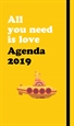 Portada del libro Agenda anual The Beatles 2019