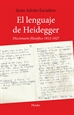 Portada del libro El lenguaje de Heidegger