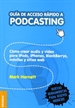 Portada del libro Guía de acceso rápido a Podcasting