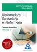 Portada del libro Diplomado/a Sanitario/a en Enfermería del Instituto Catalán de la Salud. Temario específico volumen 2