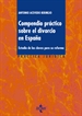 Portada del libro Compendio práctico sobre el divorcio en España