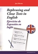 Portada del libro Rephrasing and cloze tests in English