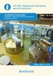 Portada del libro Elaboración de leches para el consumo. inae0209 - elaboración de leches de consumo y productos lácteos