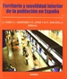 Portada del libro Territorio y movilidad interior de la población en España