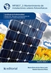 Portada del libro Mantenimiento de instalaciones solares fotovoltaicas. ENAE0108 - Montaje y mantenimiento de instalaciones solares fotovoltaicas