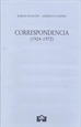 Portada del libro Correspondencia (1924-1972)