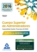Portada del libro Cuerpo Superior de Administradores [especialidad Gestión Financiera (A1 1200)] de la Junta de Andalucía. Test