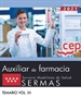 Portada del libro Técnico/a Auxiliar de Farmacia. Servicio Madrileño de Salud (SERMAS). Temario Vol. III
