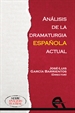 Portada del libro Análisis de la dramaturgia española actual