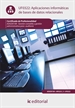 Portada del libro Aplicaciones informáticas de bases de datos relacionales. adgd0108 - gestión contable y gestión administrativa para auditorías