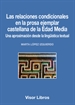 Portada del libro Las relaciones condicionales en la prosa ejemplar castellana de la Edad Media