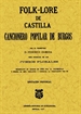 Portada del libro Folk-lore de Castilla o Cancionero popular de Burgos