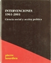 Portada del libro Intervenciones 1961-2001