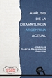 Portada del libro Análisis de la dramaturgia argentina actual