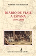 Portada del libro Diario de viaje a España 1799-1800