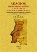 Portada del libro Adagios, proverbios, rifaos e anexins da lingua portugueza