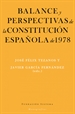 Portada del libro Balance y perspectivas de la Constitución española de 1978