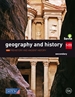 Portada del libro Geography and history. 2 Secondary. Savia