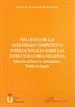 Portada del libro Influencia de las estrategias competitivas internacionales sobre las estructuras organizativas