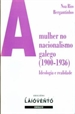 Portada del libro A mulher no nacionalismo galego (1900-1936)