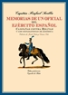 Portada del libro Memorias de un oficial del Ejército Español