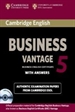 Portada del libro Cambridge English Business 5 Vantage Self-study Pack (Student's Book with Answers and Audio CDs (2))