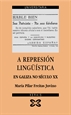 Portada del libro A represión lingüística en Galiza no século XX