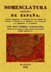 Portada del libro Nomenclatura geográfica de España