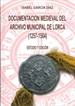Portada del libro Documentación Medieval del Archivo Municipal de Lorca (1257-1504)
