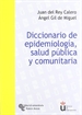 Portada del libro Diccionario de epidemiología, salud pública y comunitaria