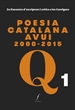 Portada del libro Poesia catalana avui 2000-2015