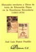 Portada del libro Manuales escolares y libros de texto de educación física en la Enseñanza Secundaria (1883-1978)