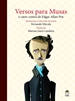 Portada del libro Versos para musas e catro contos de Edgar Allan Poe