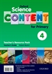Portada del libro Oxford Science Content for Primary 4. Teacher's Resource Pack