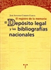 Portada del libro El registro de la memoria: el depósito legal y las bibliografías nacionales
