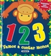 Portada del libro 1, 2, 3 - Vamos a contar monos