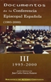 Portada del libro Documentos de la Conferencia Episcopal Española (1983-2000). Vol. III:1995-2000