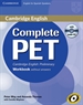 Portada del libro Complete PET for Spanish Speakers Workbook without answers with Audio CD