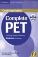 Portada del libro Complete PET for Spanish Speakers Workbook with answers with Audio CD
