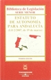 Portada del libro Estatuto de Autonomía para Andalucía - (LO 2/2007, de 19 de marzo)