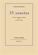 Portada del libro 35 sonetos