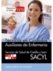 Portada del libro Técnicos en Cuidados Auxiliares de Enfermería. Servicio de Salud de Castilla y León (SACYL). Simulacros de examen