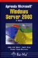 Portada del libro Aprenda Microsoft Windows Server 2003